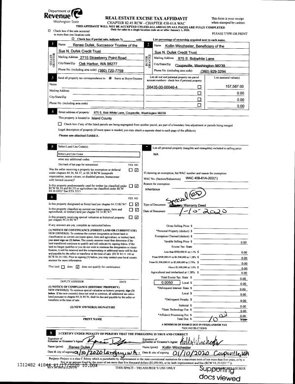 Island County Assessor & Treasurer Property Details 767 HAGEN