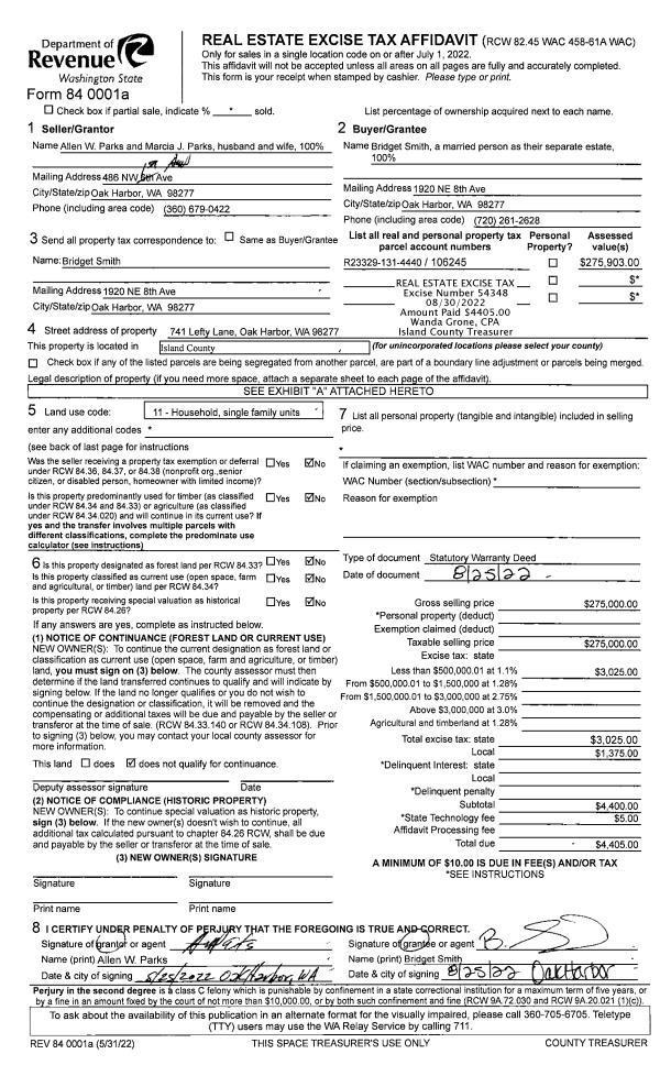 Island County Assessor & Treasurer Property Details 251 MADRIGALI